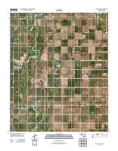 White Lake Oklahoma Historical topographic map, 1:24000 scale, 7.5 X 7.5 Minute, Year 2012