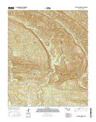 White Rock Mountain Oklahoma Current topographic map, 1:24000 scale, 7.5 X 7.5 Minute, Year 2016