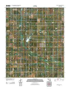 Whites Lake Oklahoma Historical topographic map, 1:24000 scale, 7.5 X 7.5 Minute, Year 2012