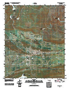 Wilburton Oklahoma Historical topographic map, 1:24000 scale, 7.5 X 7.5 Minute, Year 2010