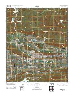 Wilburton Oklahoma Historical topographic map, 1:24000 scale, 7.5 X 7.5 Minute, Year 2013