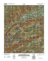 Wildhorse Mountain Oklahoma Historical topographic map, 1:24000 scale, 7.5 X 7.5 Minute, Year 2012