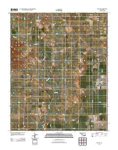 Willow Oklahoma Historical topographic map, 1:24000 scale, 7.5 X 7.5 Minute, Year 2012