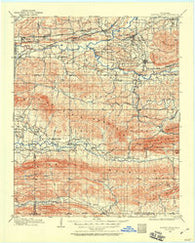 Winding Stair Oklahoma Historical topographic map, 1:125000 scale, 30 X 30 Minute, Year 1909
