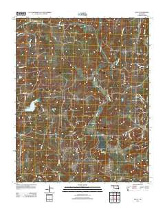 Wolco Oklahoma Historical topographic map, 1:24000 scale, 7.5 X 7.5 Minute, Year 2013