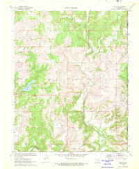 Wolco Oklahoma Historical topographic map, 1:24000 scale, 7.5 X 7.5 Minute, Year 1972
