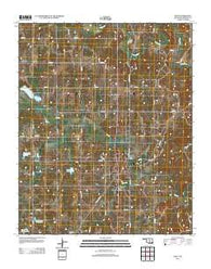 Wolf Oklahoma Historical topographic map, 1:24000 scale, 7.5 X 7.5 Minute, Year 2012