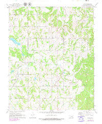 Wolf Oklahoma Historical topographic map, 1:24000 scale, 7.5 X 7.5 Minute, Year 1972