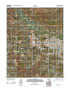 Woodward Oklahoma Historical topographic map, 1:24000 scale, 7.5 X 7.5 Minute, Year 2012