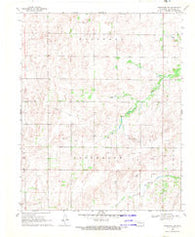 Woodward SW Oklahoma Historical topographic map, 1:24000 scale, 7.5 X 7.5 Minute, Year 1969