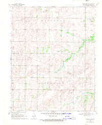 Woodward SW Oklahoma Historical topographic map, 1:24000 scale, 7.5 X 7.5 Minute, Year 1969