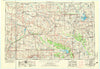 Woodward Oklahoma Historical topographic map, 1:250000 scale, 1 X 2 Degree, Year 1955