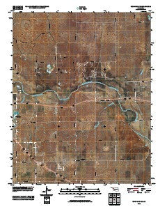 Woodward NE Oklahoma Historical topographic map, 1:24000 scale, 7.5 X 7.5 Minute, Year 2010