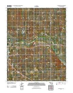 Woodward NE Oklahoma Historical topographic map, 1:24000 scale, 7.5 X 7.5 Minute, Year 2012