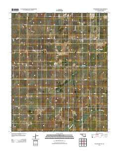 Woodward SW Oklahoma Historical topographic map, 1:24000 scale, 7.5 X 7.5 Minute, Year 2012