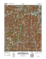Woolaroc Oklahoma Historical topographic map, 1:24000 scale, 7.5 X 7.5 Minute, Year 2012