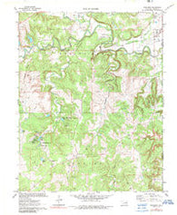 Woolaroc Oklahoma Historical topographic map, 1:24000 scale, 7.5 X 7.5 Minute, Year 1971