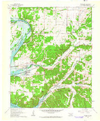 Wyandotte Oklahoma Historical topographic map, 1:24000 scale, 7.5 X 7.5 Minute, Year 1961