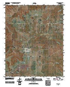 Wynona Oklahoma Historical topographic map, 1:24000 scale, 7.5 X 7.5 Minute, Year 2010