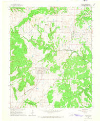 Wynona Oklahoma Historical topographic map, 1:24000 scale, 7.5 X 7.5 Minute, Year 1964