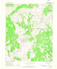 Wynona Oklahoma Historical topographic map, 1:24000 scale, 7.5 X 7.5 Minute, Year 1964