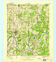 Yale Oklahoma Historical topographic map, 1:62500 scale, 15 X 15 Minute, Year 1929