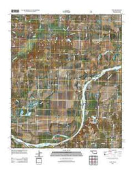 Yuba Oklahoma Historical topographic map, 1:24000 scale, 7.5 X 7.5 Minute, Year 2012