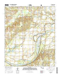 Yuba Oklahoma Current topographic map, 1:24000 scale, 7.5 X 7.5 Minute, Year 2016