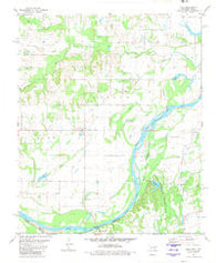 Yuba Oklahoma Historical topographic map, 1:24000 scale, 7.5 X 7.5 Minute, Year 1980