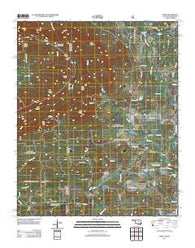 Zafra Oklahoma Historical topographic map, 1:24000 scale, 7.5 X 7.5 Minute, Year 2013