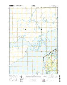 Gananoque Ontario Current topographic map, 1:24000 scale, 7.5 X 7.5 Minute, Year 2016