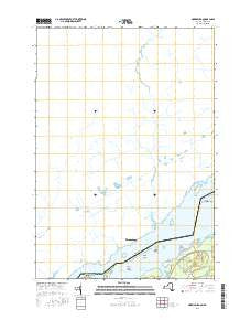 Morrisburg Ontario Current topographic map, 1:24000 scale, 7.5 X 7.5 Minute, Year 2016