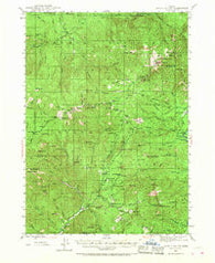 Abbott Butte Oregon Historical topographic map, 1:62500 scale, 15 X 15 Minute, Year 1944