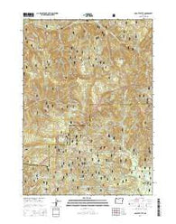 Abbott Butte Oregon Current topographic map, 1:24000 scale, 7.5 X 7.5 Minute, Year 2014