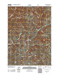Acker Rock Oregon Historical topographic map, 1:24000 scale, 7.5 X 7.5 Minute, Year 2011