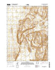 Acty Mountain NE Oregon Current topographic map, 1:24000 scale, 7.5 X 7.5 Minute, Year 2014