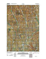 Adams Oregon Historical topographic map, 1:24000 scale, 7.5 X 7.5 Minute, Year 2011