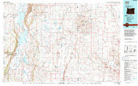 Adel Oregon Historical topographic map, 1:100000 scale, 30 X 60 Minute, Year 1994