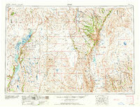 Adel Oregon Historical topographic map, 1:250000 scale, 1 X 2 Degree, Year 1958