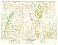 Adel Oregon Historical topographic map, 1:250000 scale, 1 X 2 Degree, Year 1962
