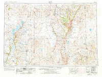 Adel Oregon Historical topographic map, 1:250000 scale, 1 X 2 Degree, Year 1955