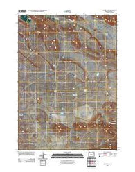 Adobe Flat Oregon Historical topographic map, 1:24000 scale, 7.5 X 7.5 Minute, Year 2011