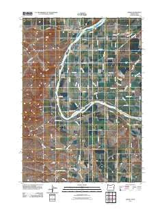Adrian Oregon Historical topographic map, 1:24000 scale, 7.5 X 7.5 Minute, Year 2011