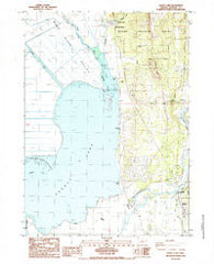 Agency Lake Oregon Historical topographic map, 1:24000 scale, 7.5 X 7.5 Minute, Year 1985