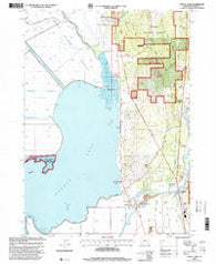 Agency Lake Oregon Historical topographic map, 1:24000 scale, 7.5 X 7.5 Minute, Year 1998