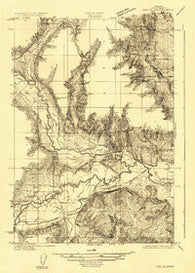 Airlie Oregon Historical topographic map, 1:31680 scale, 7.5 X 7.5 Minute, Year 1922