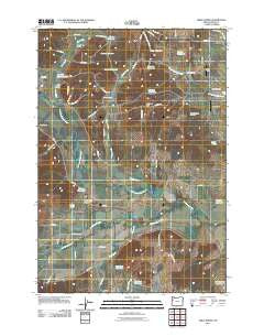 Airlie North Oregon Historical topographic map, 1:24000 scale, 7.5 X 7.5 Minute, Year 2011