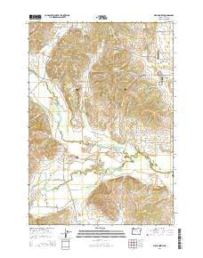 Airlie North Oregon Current topographic map, 1:24000 scale, 7.5 X 7.5 Minute, Year 2014