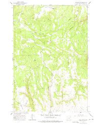 Akers Butte Oregon Historical topographic map, 1:24000 scale, 7.5 X 7.5 Minute, Year 1964