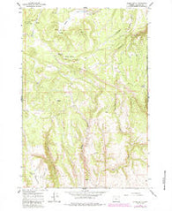 Akers Butte Oregon Historical topographic map, 1:24000 scale, 7.5 X 7.5 Minute, Year 1984